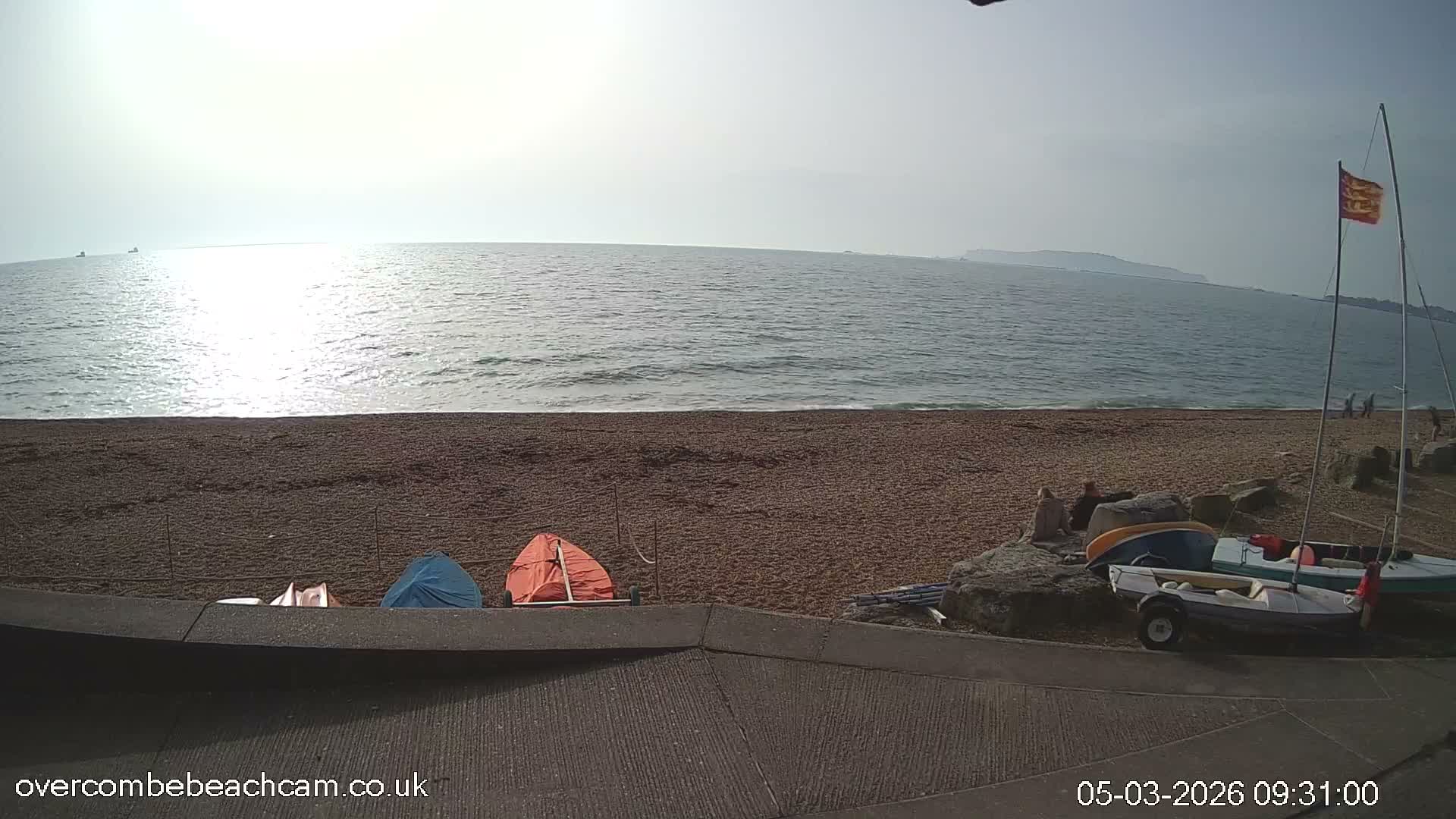 Overcombe - Weymouth Beach Live Cam - Weymouth, Dorset, South West, England, United Kingdom