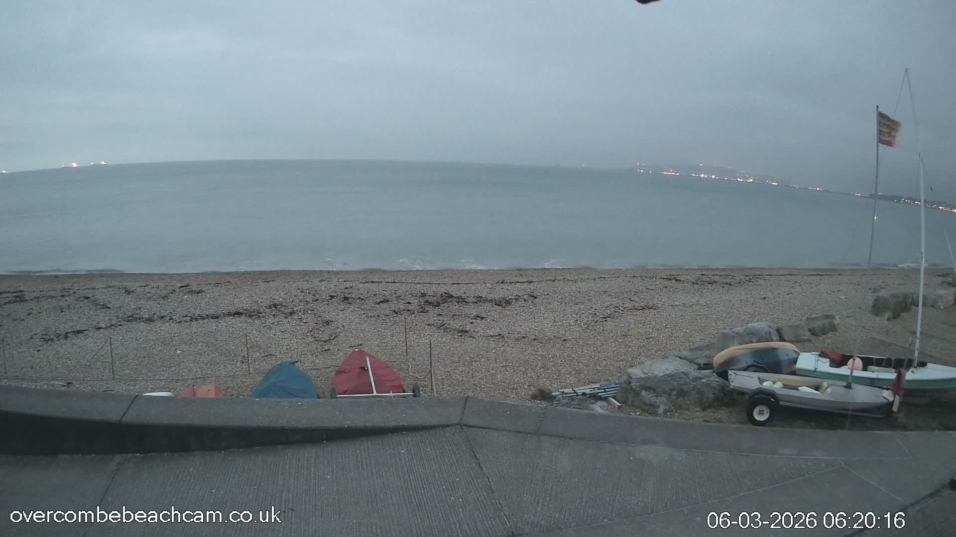 Overcombe - Weymouth Beach Live Cam - Weymouth, Dorset, South West, England, United Kingdom