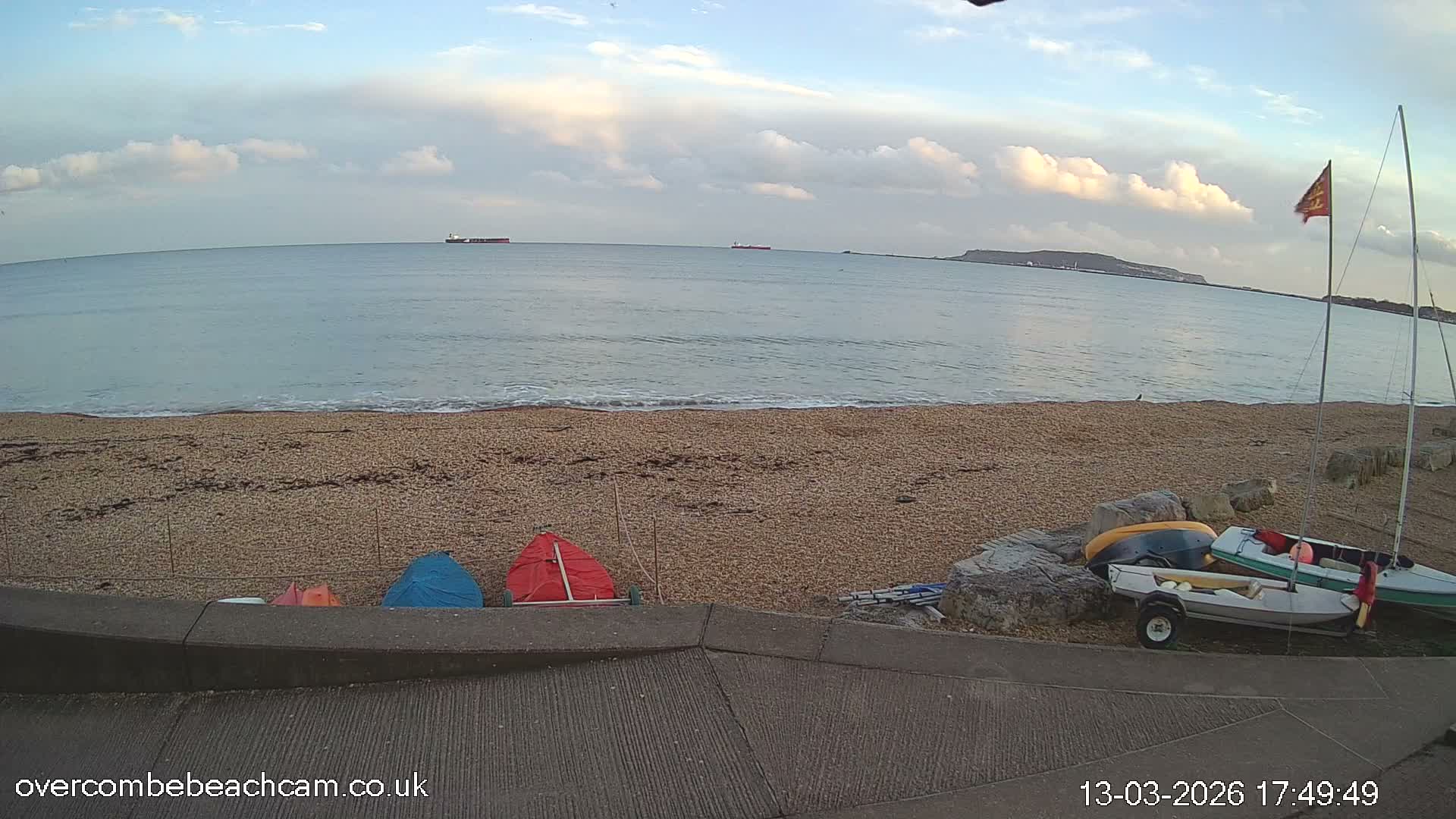 Overcombe - Weymouth Beach Live Cam - Weymouth, Dorset, South West, England, United Kingdom