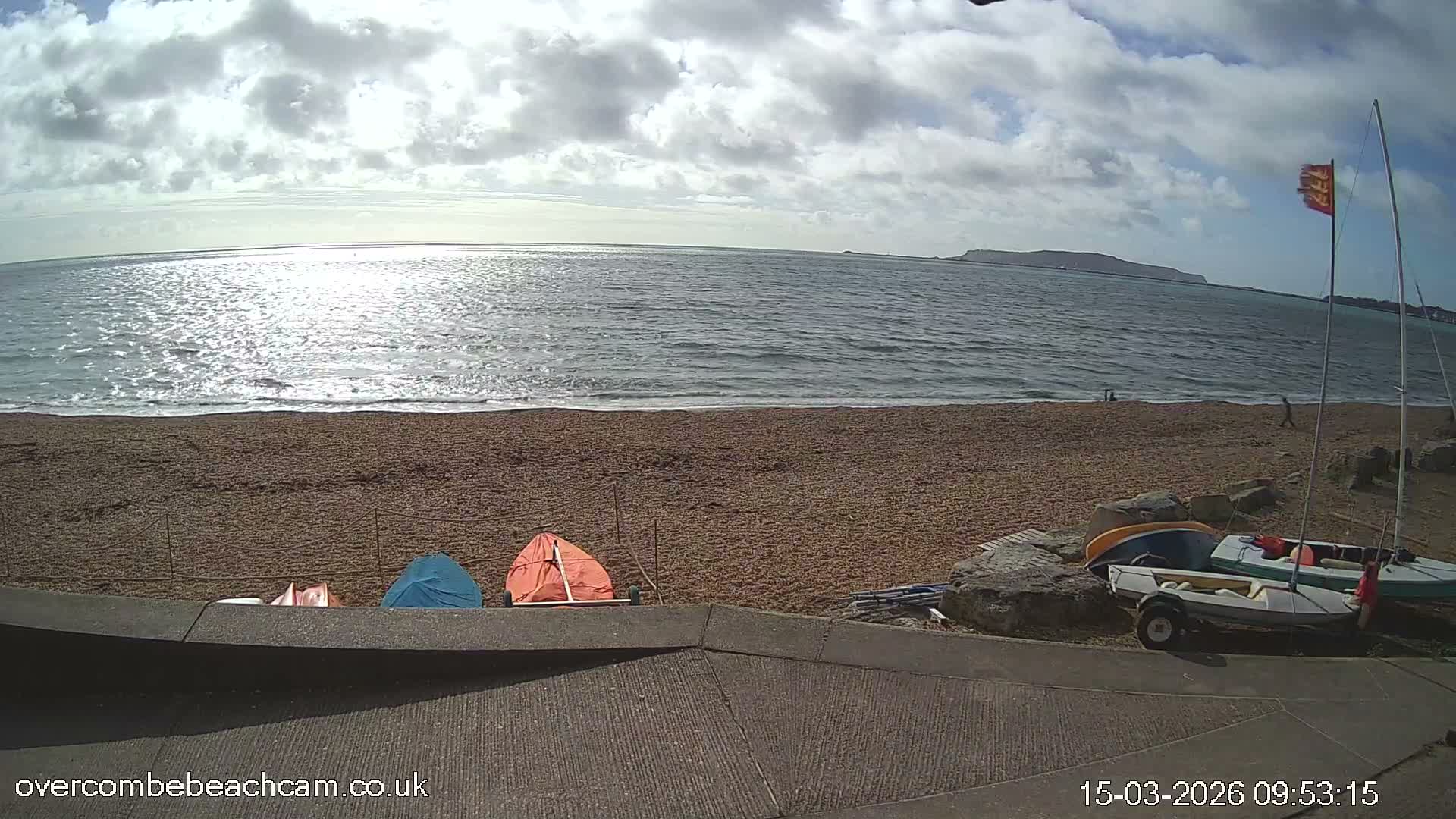 Overcombe - Weymouth Beach Live Cam - Weymouth, Dorset, South West, England, United Kingdom