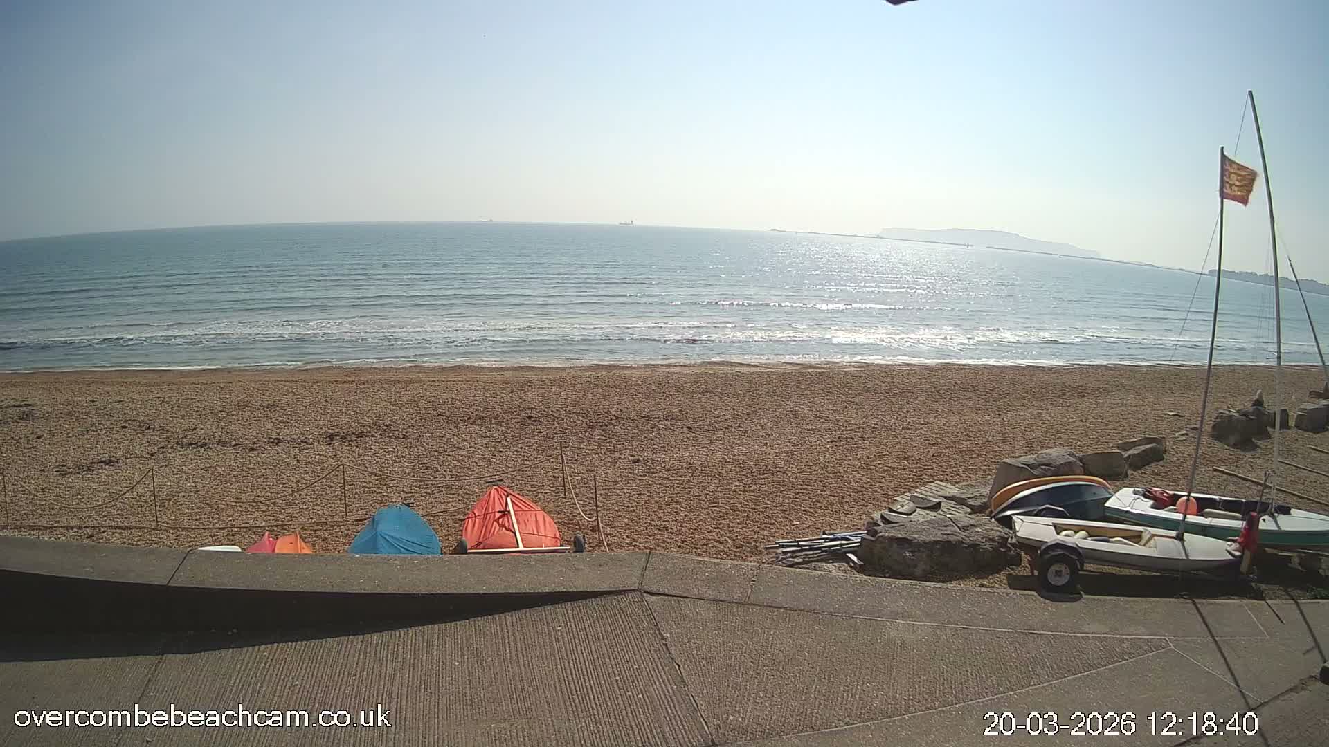 Overcombe - Weymouth Beach Live Cam - Weymouth, Dorset, South West, England, United Kingdom