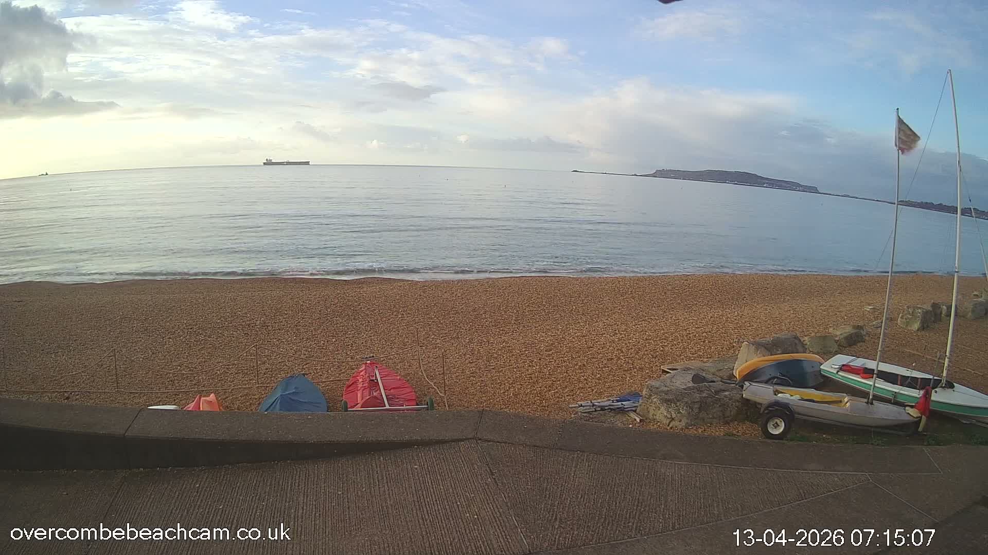 Overcombe - Weymouth Beach Live Cam - Weymouth, Dorset, South West, England, United Kingdom