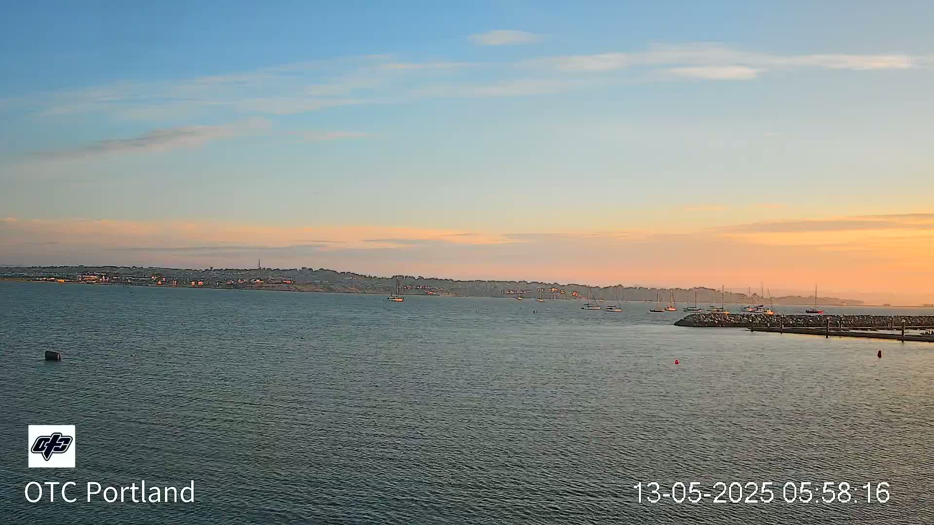 Portland Island Harbour & Weymouth City Live Cam - Portland, Dorset, Sout West, England, United Kingdom