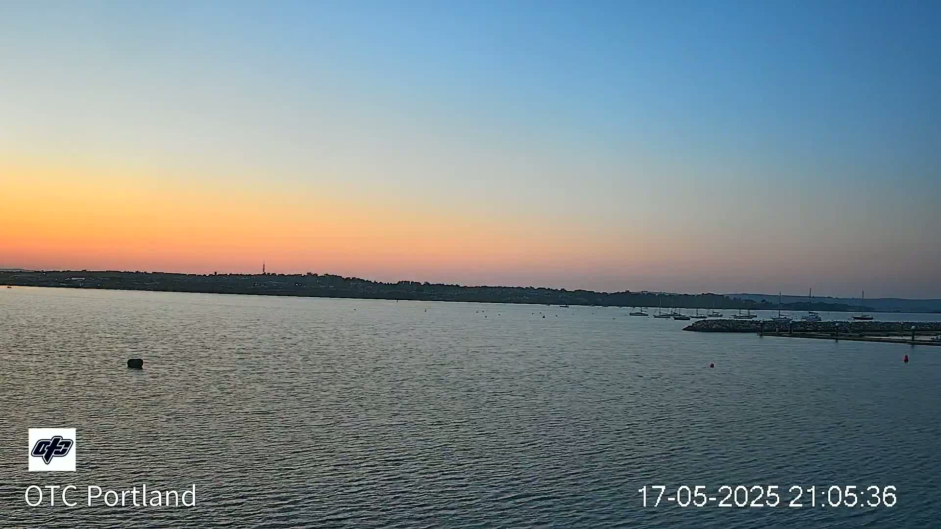 Portland Island Harbour & Weymouth City Live Cam - Portland, Dorset, Sout West, England, United Kingdom