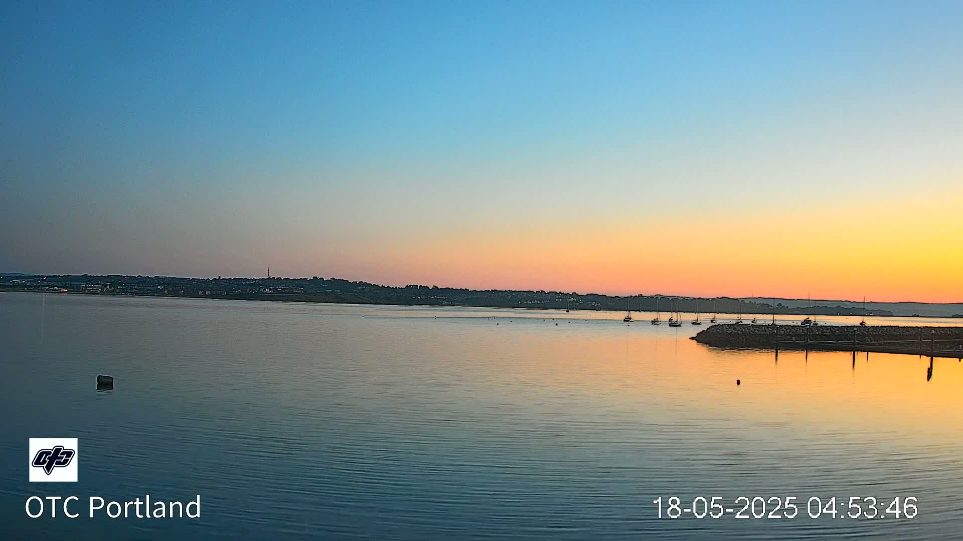 Portland Island Harbour & Weymouth City Live Cam - Portland, Dorset, Sout West, England, United Kingdom