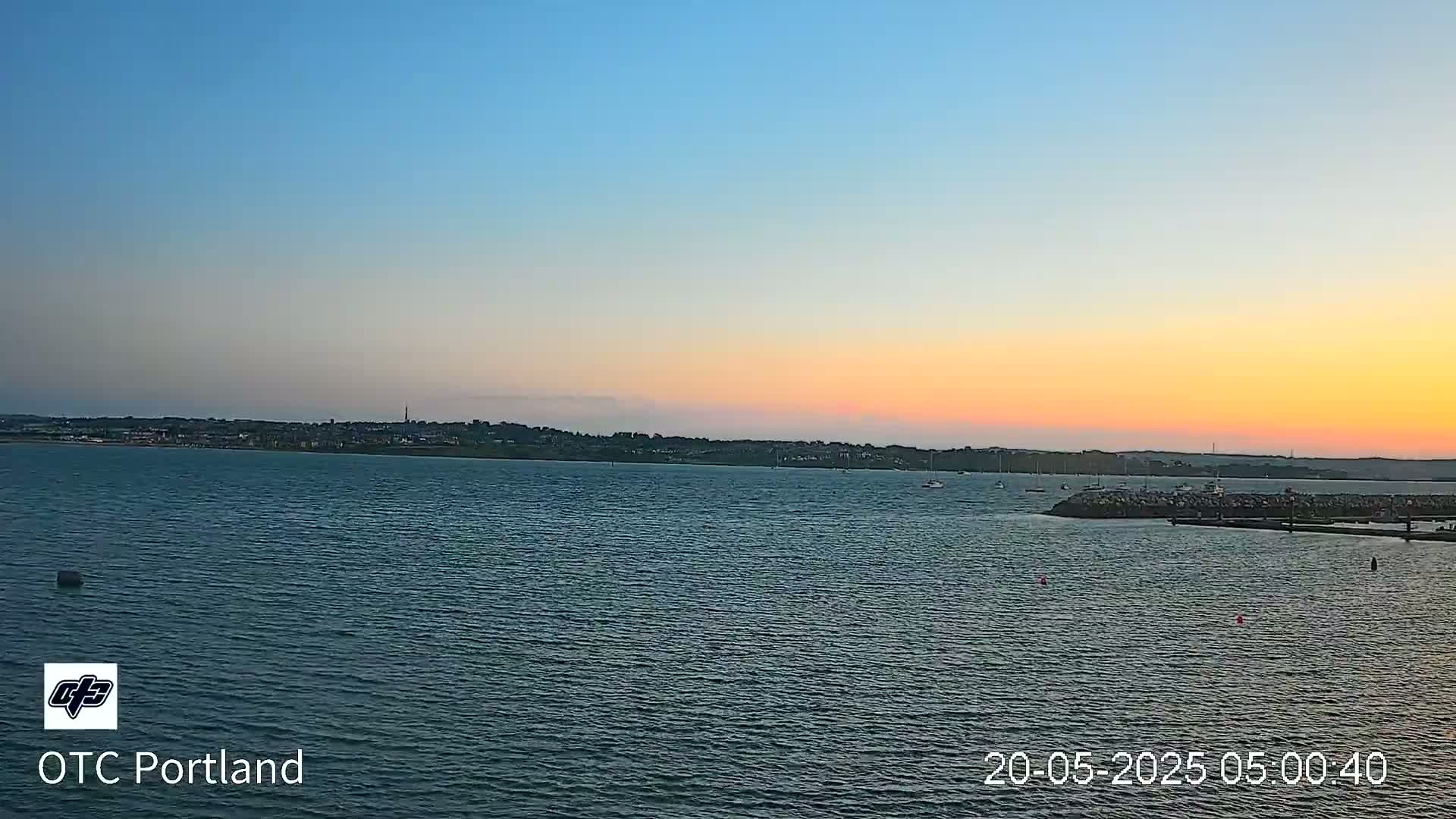 Portland Island Harbour & Weymouth City Live Cam - Portland, Dorset, Sout West, England, United Kingdom