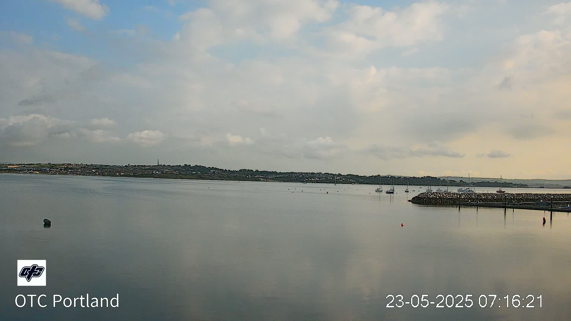 Portland Island Harbour & Weymouth City Live Cam - Portland, Dorset, Sout West, England, United Kingdom