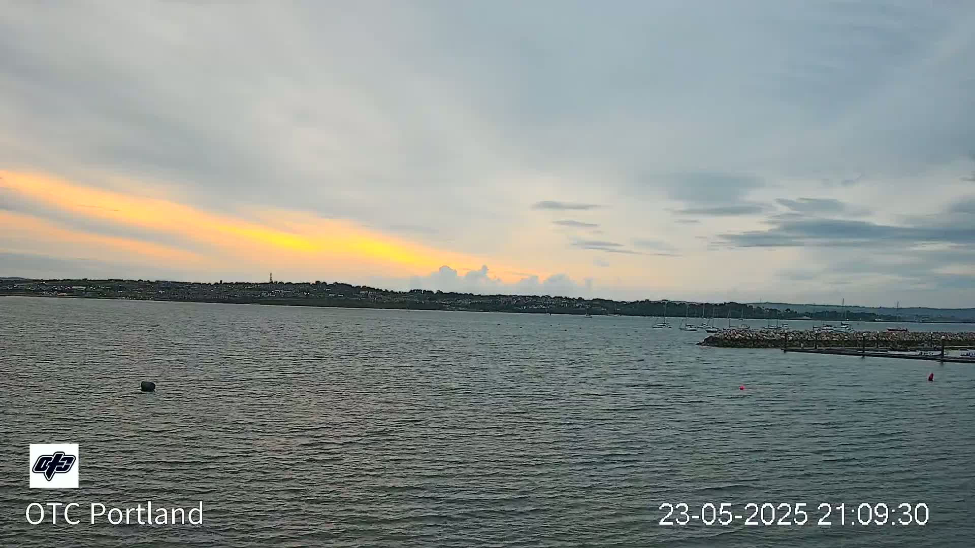 Portland Island Harbour & Weymouth City Live Cam - Portland, Dorset, Sout West, England, United Kingdom
