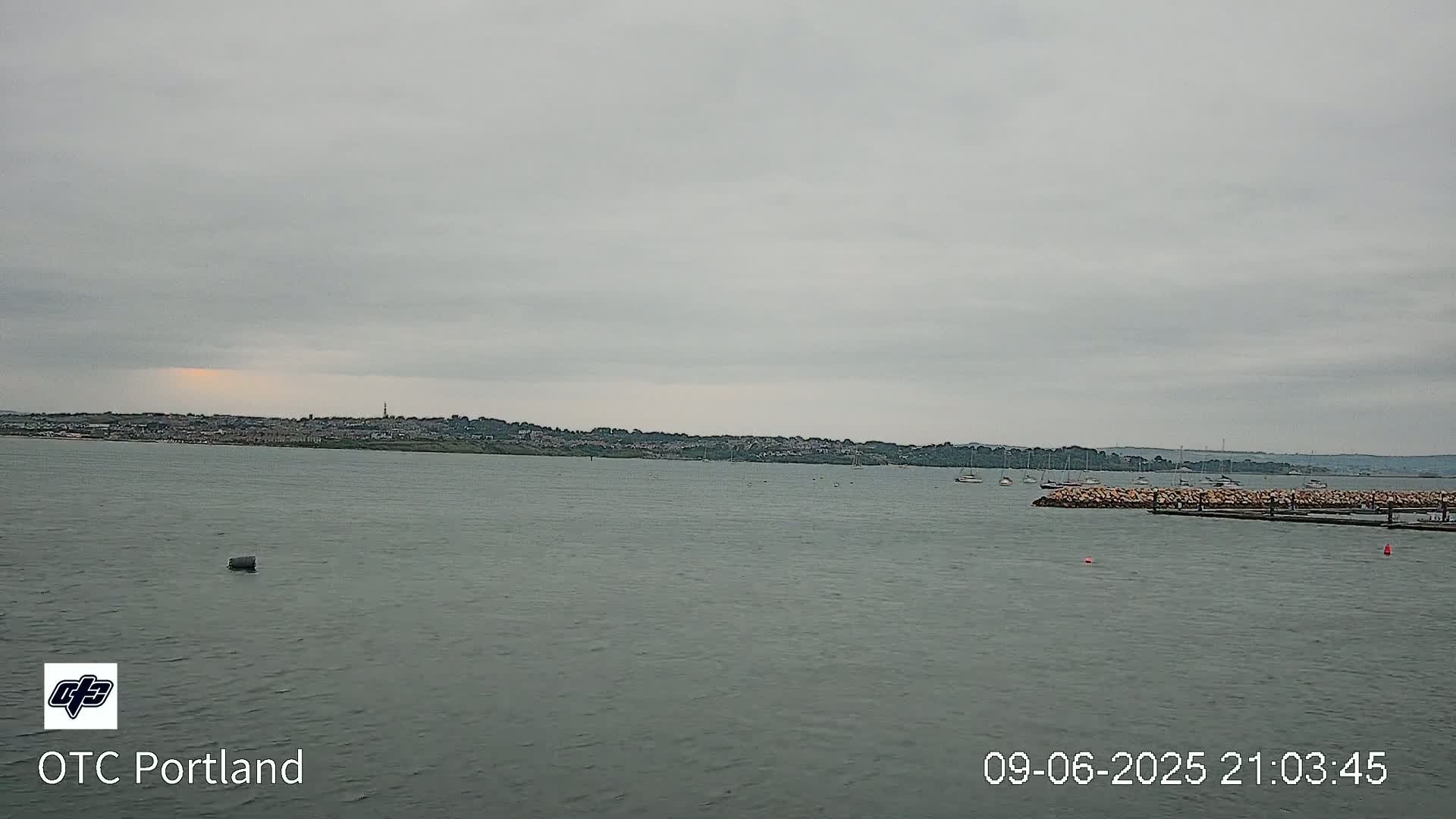 Portland Island Harbour & Weymouth City Live Cam - Portland, Dorset, Sout West, England, United Kingdom