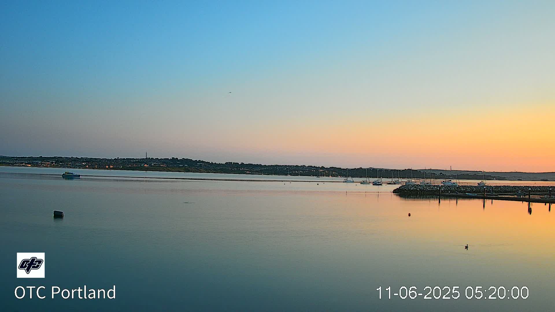 Portland Island Harbour & Weymouth City Live Cam - Portland, Dorset, Sout West, England, United Kingdom