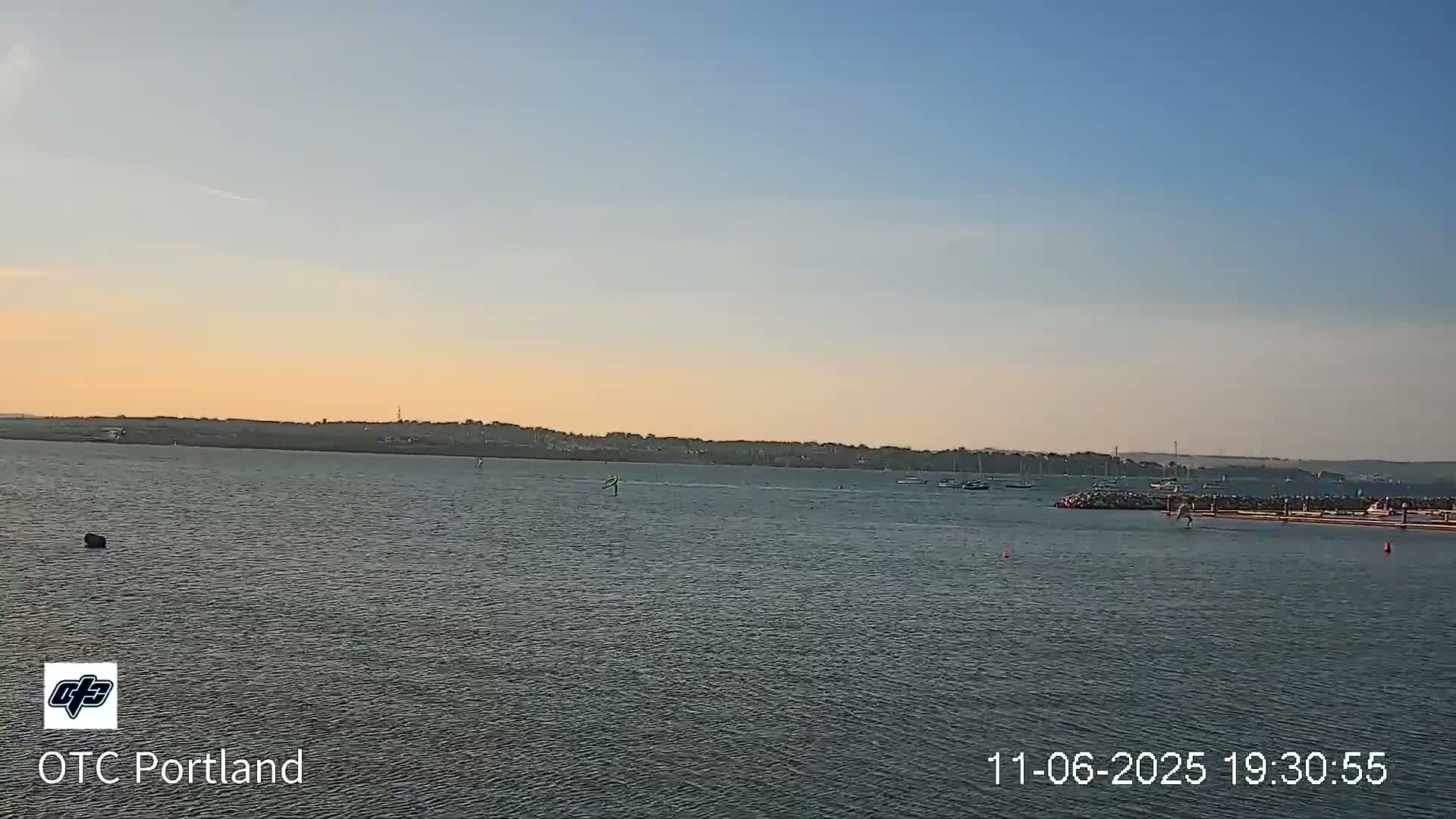 Portland Island Harbour & Weymouth City Live Cam - Portland, Dorset, Sout West, England, United Kingdom