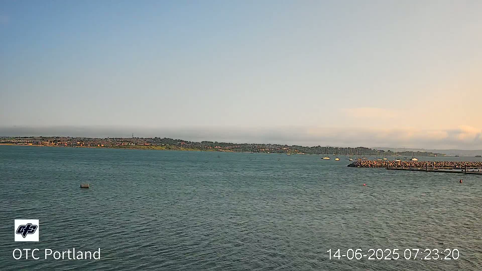 Portland Island Harbour & Weymouth City Live Cam - Portland, Dorset, Sout West, England, United Kingdom