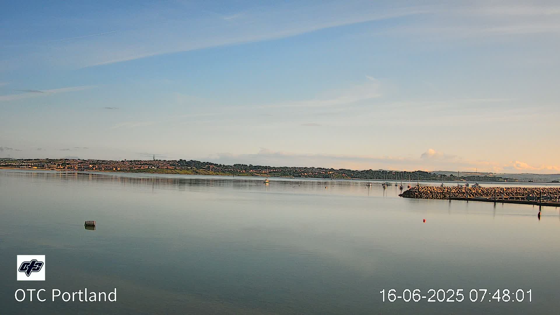 Portland Island Harbour & Weymouth City Live Cam - Portland, Dorset, Sout West, England, United Kingdom