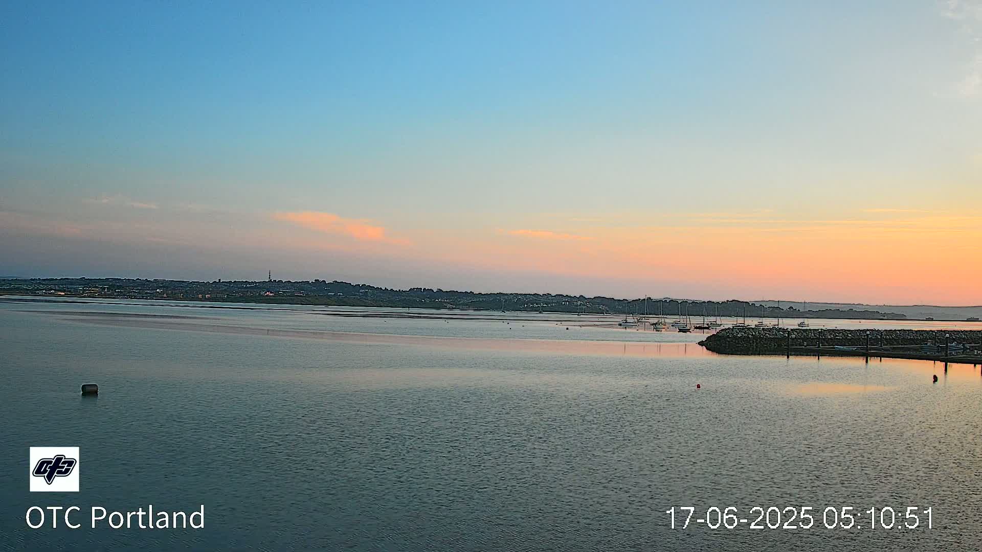 Portland Island Harbour & Weymouth City Live Cam - Portland, Dorset, Sout West, England, United Kingdom