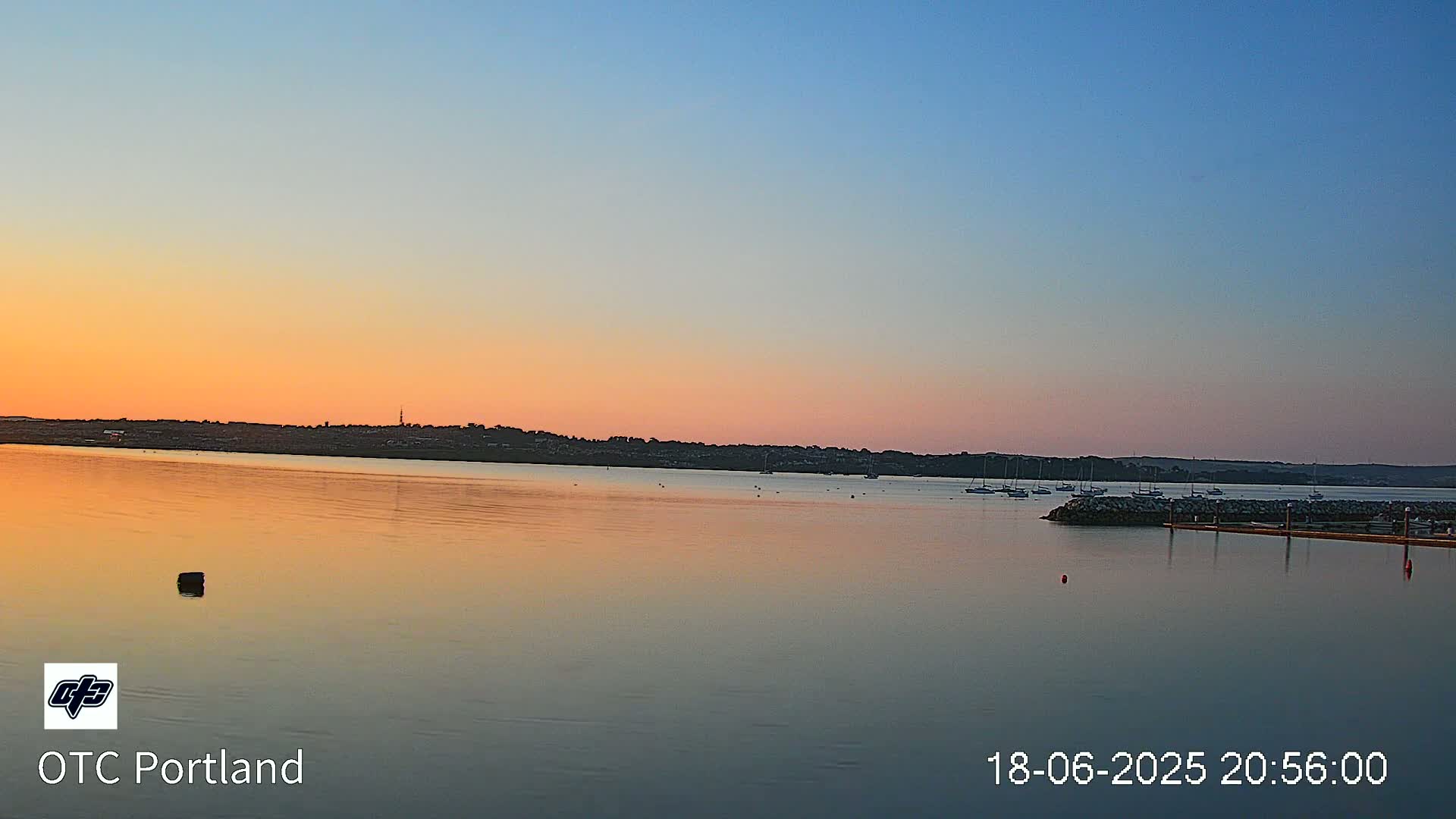 Portland Island Harbour & Weymouth City Live Cam - Portland, Dorset, Sout West, England, United Kingdom
