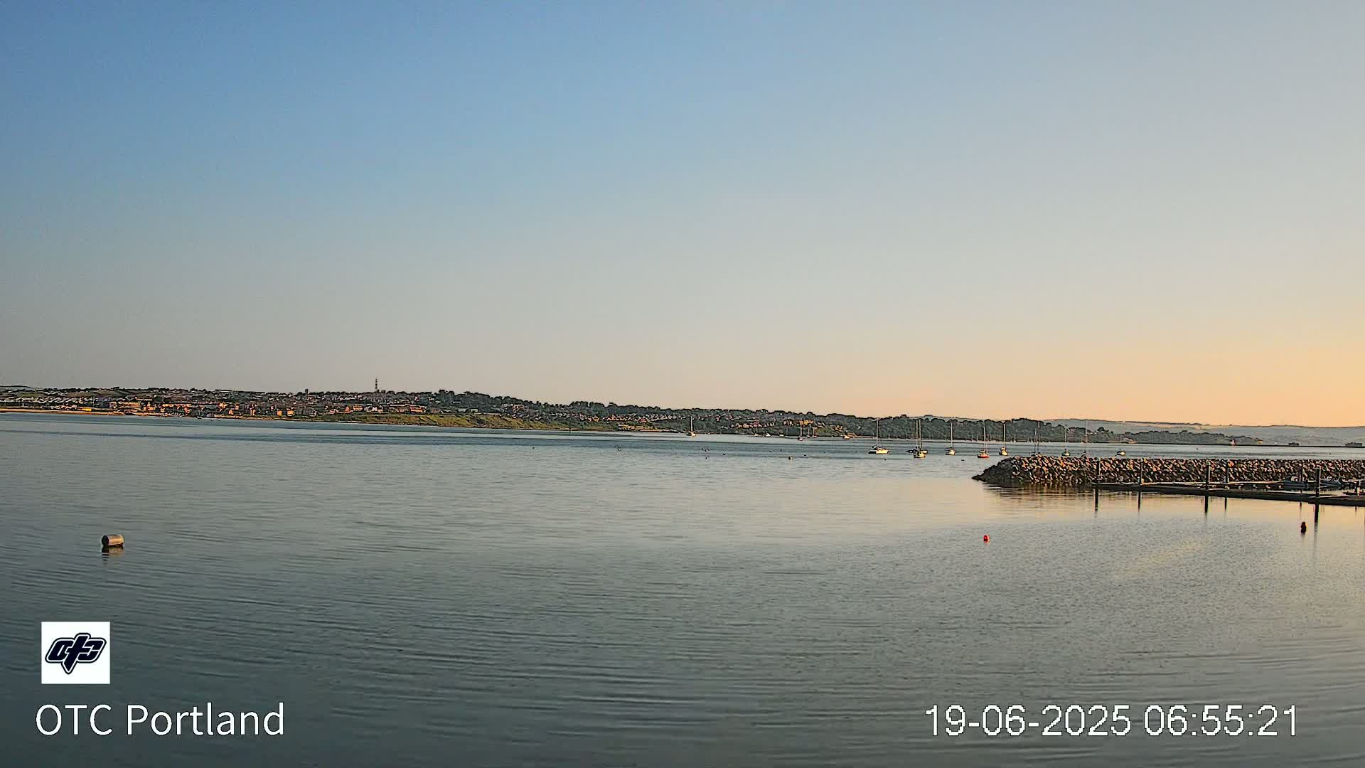 Portland Island Harbour & Weymouth City Live Cam - Portland, Dorset, Sout West, England, United Kingdom
