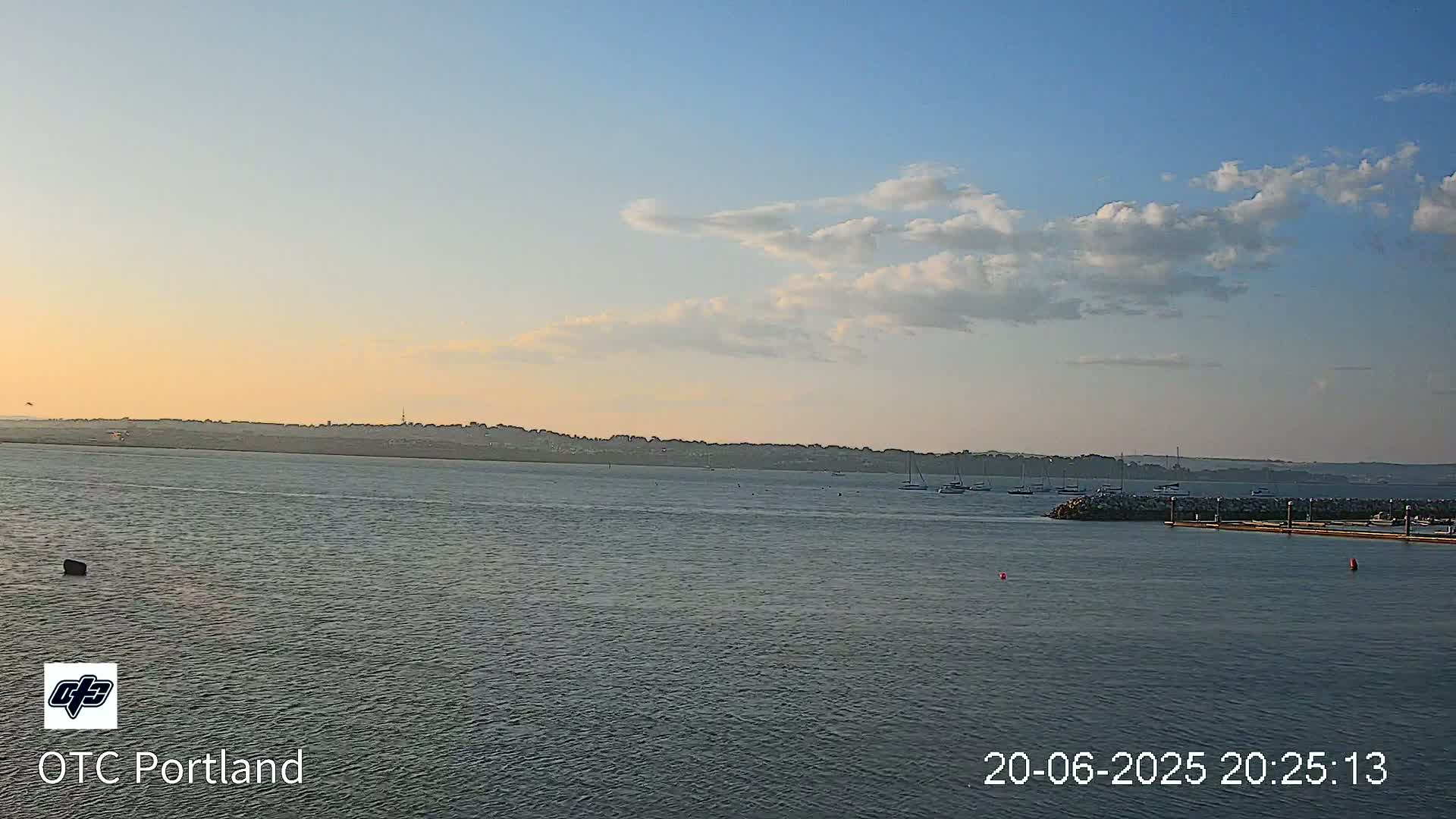 Portland Island Harbour & Weymouth City Live Cam - Portland, Dorset, Sout West, England, United Kingdom