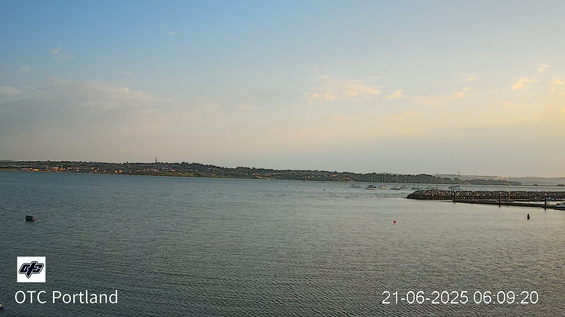 Portland Island Harbour & Weymouth City Live Cam - Portland, Dorset, Sout West, England, United Kingdom