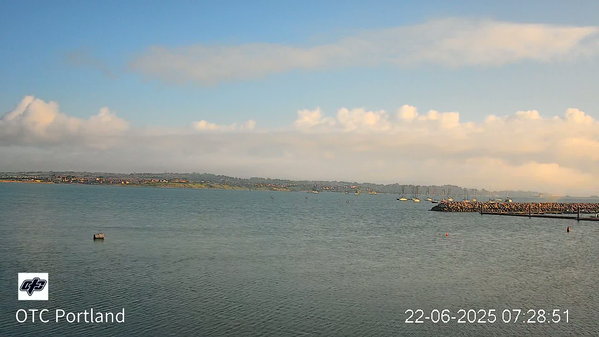 Portland Island Harbour & Weymouth City Live Cam - Portland, Dorset, Sout West, England, United Kingdom