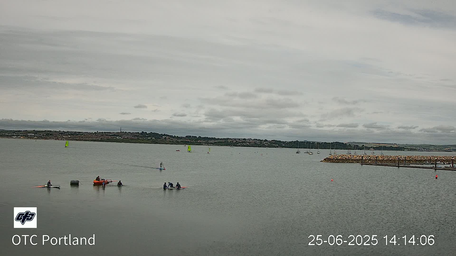 Portland Island Harbour & Weymouth City Live Cam - Portland, Dorset, Sout West, England, United Kingdom