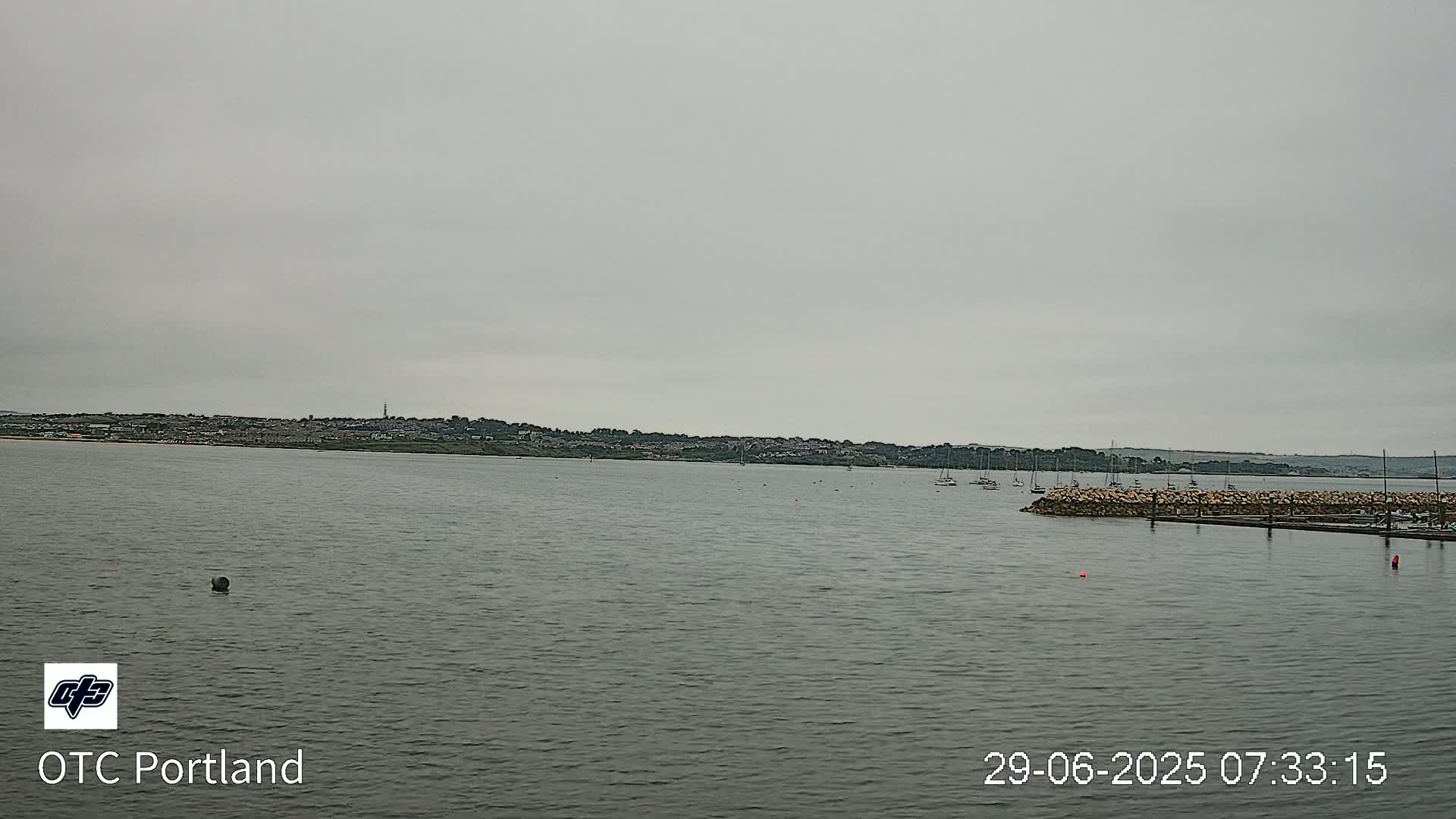Portland Island Harbour & Weymouth City Live Cam - Portland, Dorset, Sout West, England, United Kingdom