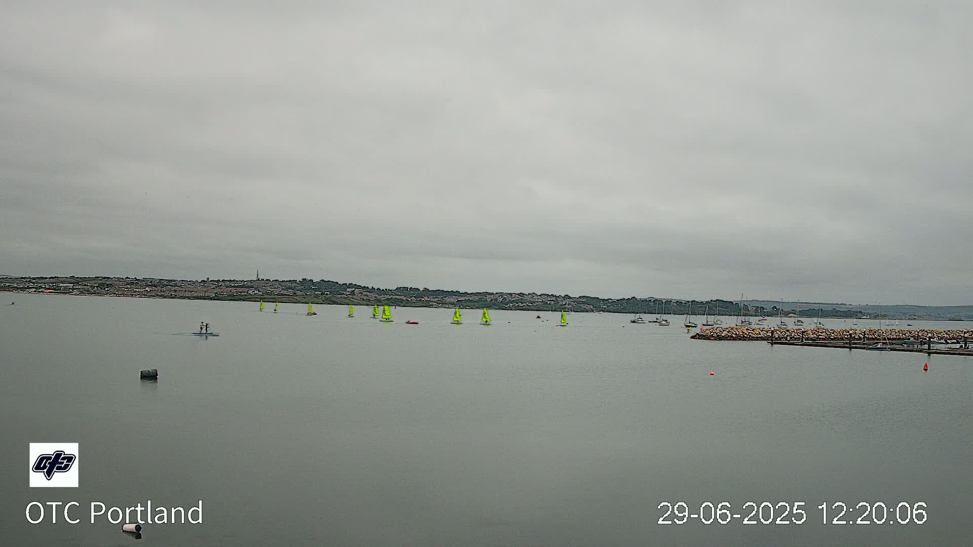 Portland Island Harbour & Weymouth City Live Cam - Portland, Dorset, Sout West, England, United Kingdom