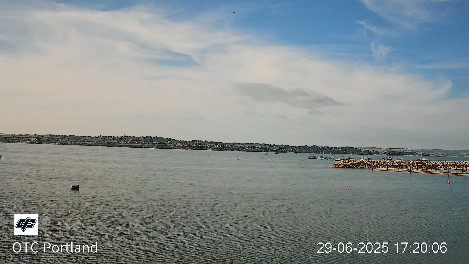 Portland Island Harbour & Weymouth City Live Cam - Portland, Dorset, Sout West, England, United Kingdom