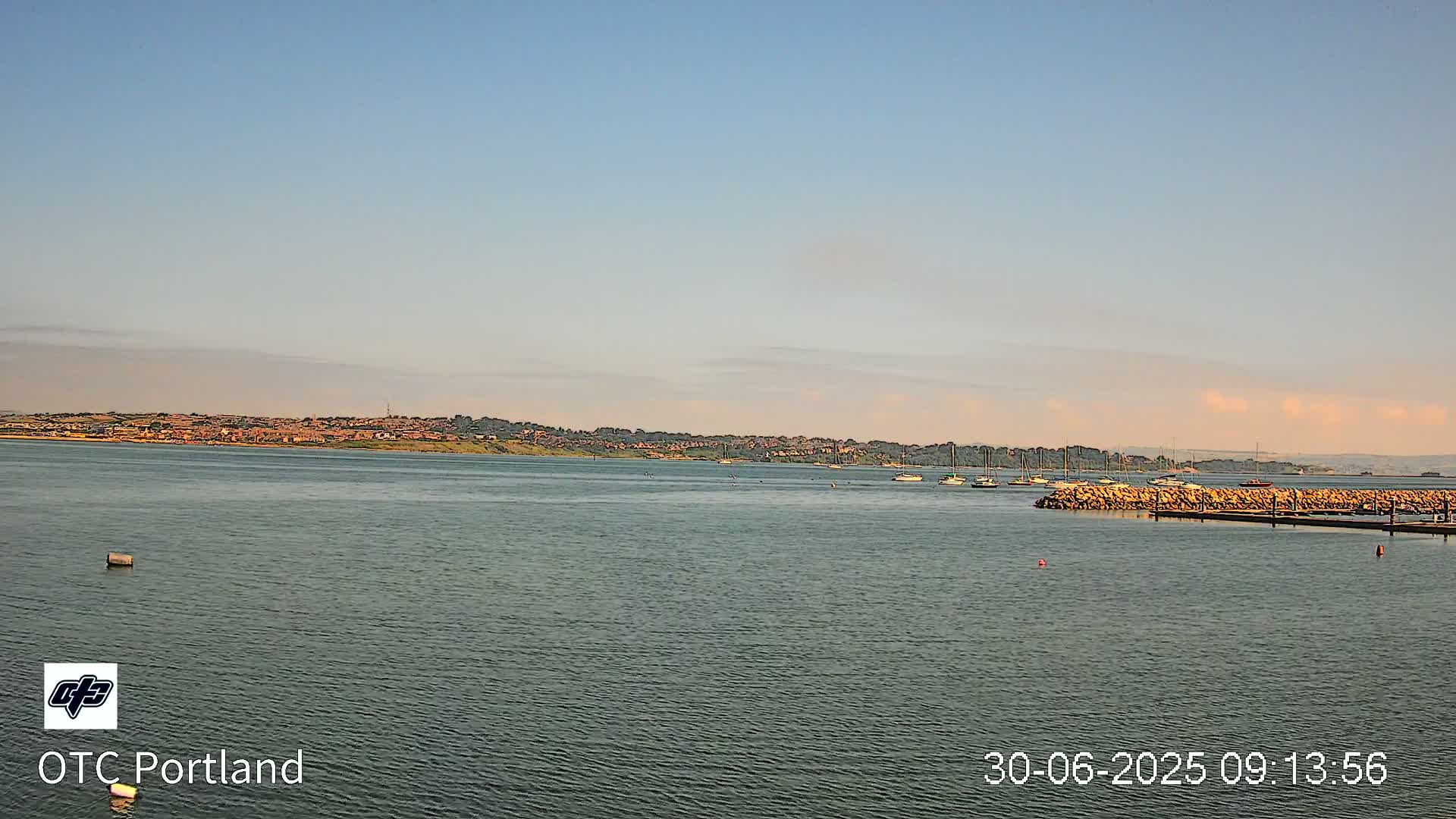 Portland Island Harbour & Weymouth City Live Cam - Portland, Dorset, Sout West, England, United Kingdom
