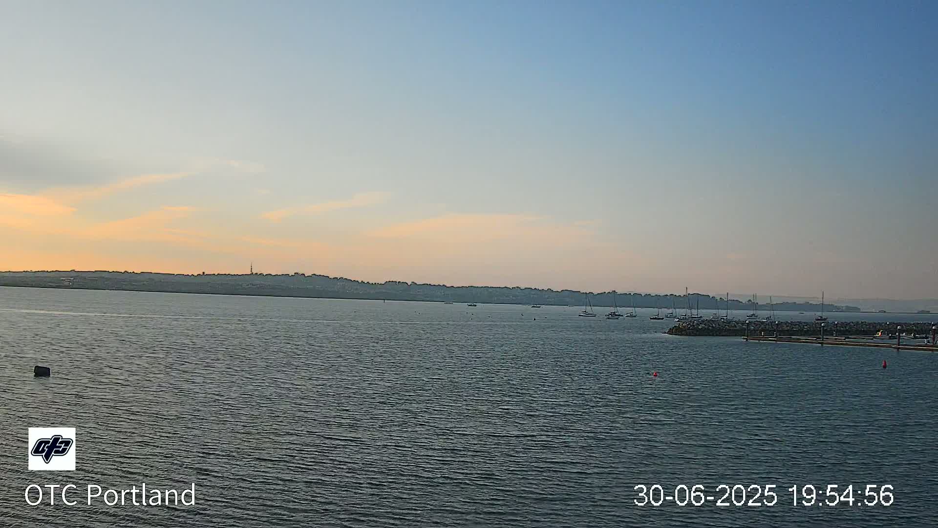 Portland Island Harbour & Weymouth City Live Cam - Portland, Dorset, Sout West, England, United Kingdom