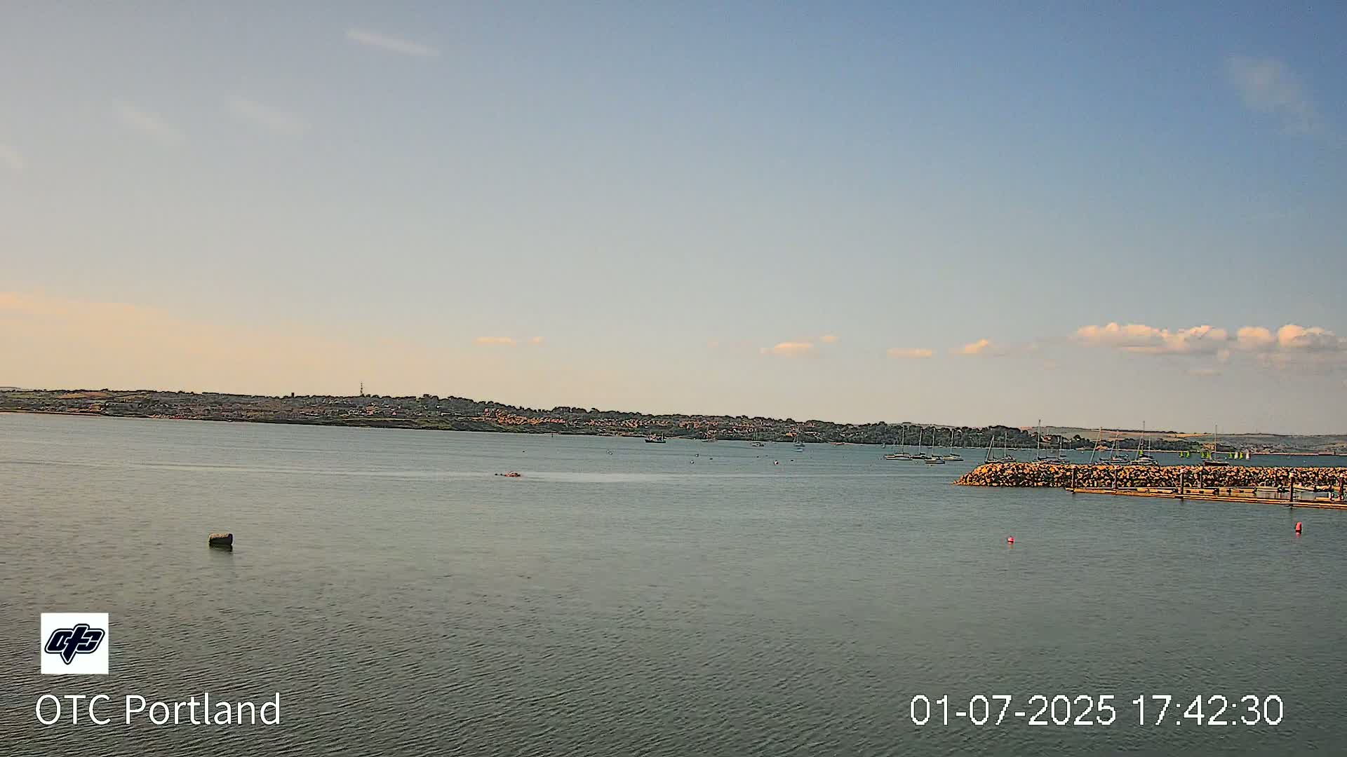 Portland Island Harbour & Weymouth City Live Cam - Portland, Dorset, Sout West, England, United Kingdom
