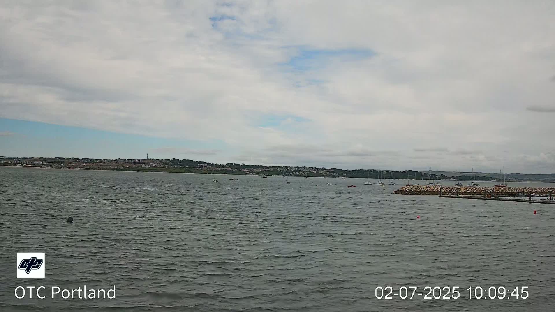 Portland Island Harbour & Weymouth City Live Cam - Portland, Dorset, Sout West, England, United Kingdom