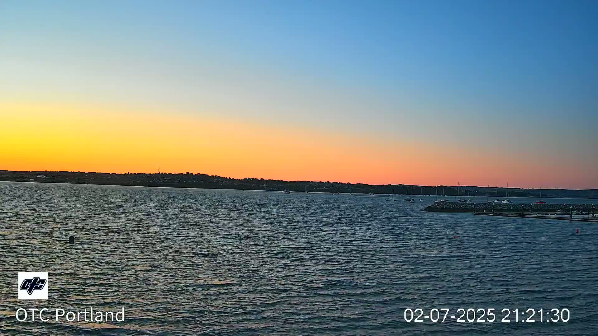 Portland Island Harbour & Weymouth City Live Cam - Portland, Dorset, Sout West, England, United Kingdom