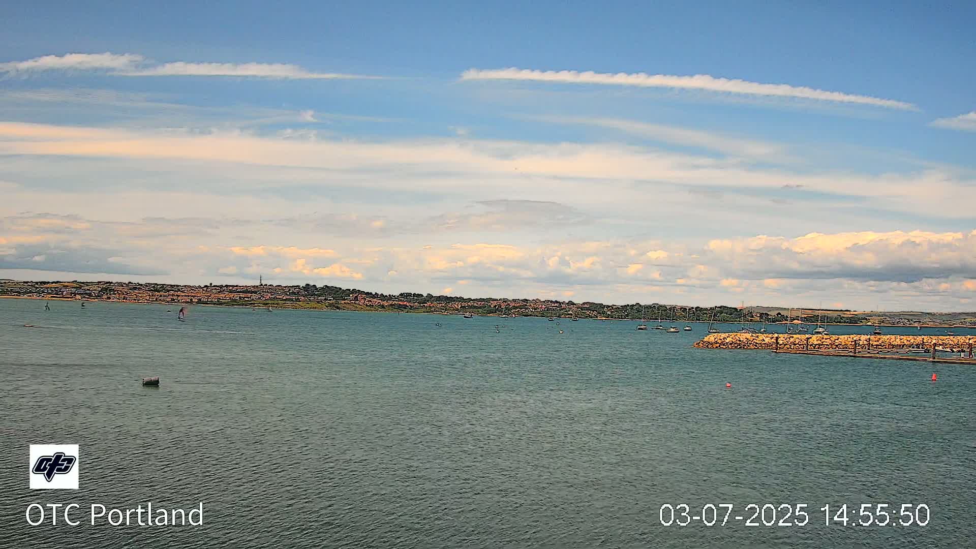 Portland Island Harbour & Weymouth City Live Cam - Portland, Dorset, Sout West, England, United Kingdom