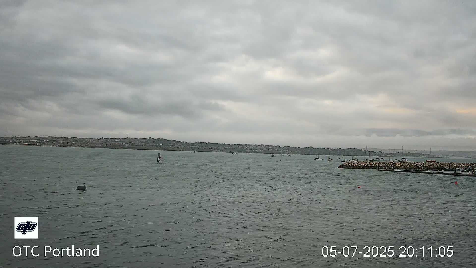 Portland Island Harbour & Weymouth City Live Cam - Portland, Dorset, Sout West, England, United Kingdom