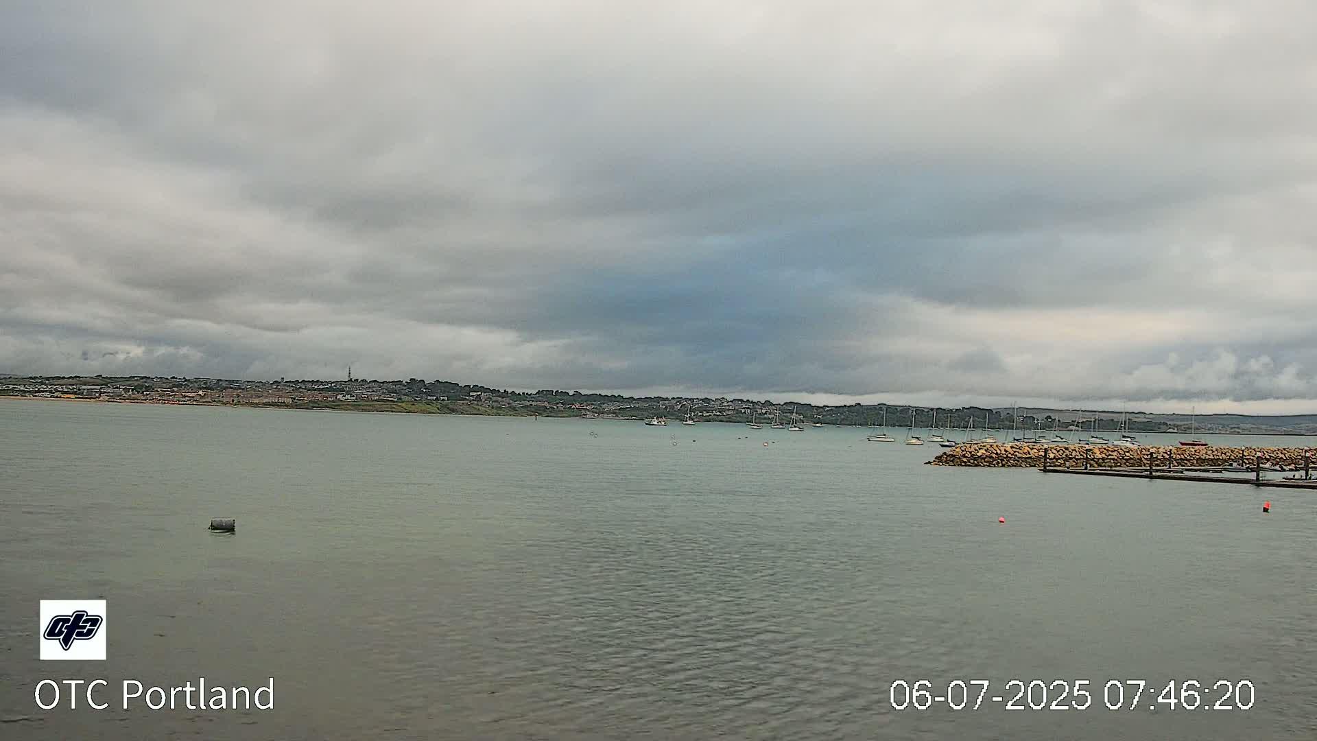 Portland Island Harbour & Weymouth City Live Cam - Portland, Dorset, Sout West, England, United Kingdom