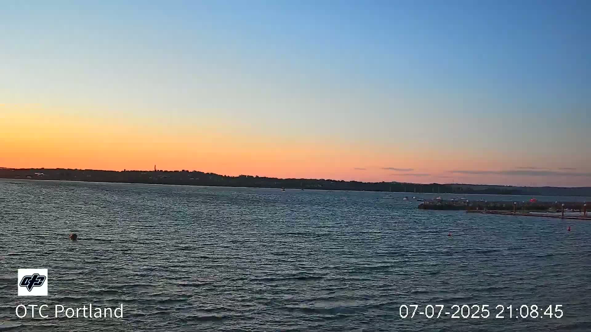 Portland Island Harbour & Weymouth City Live Cam - Portland, Dorset, Sout West, England, United Kingdom