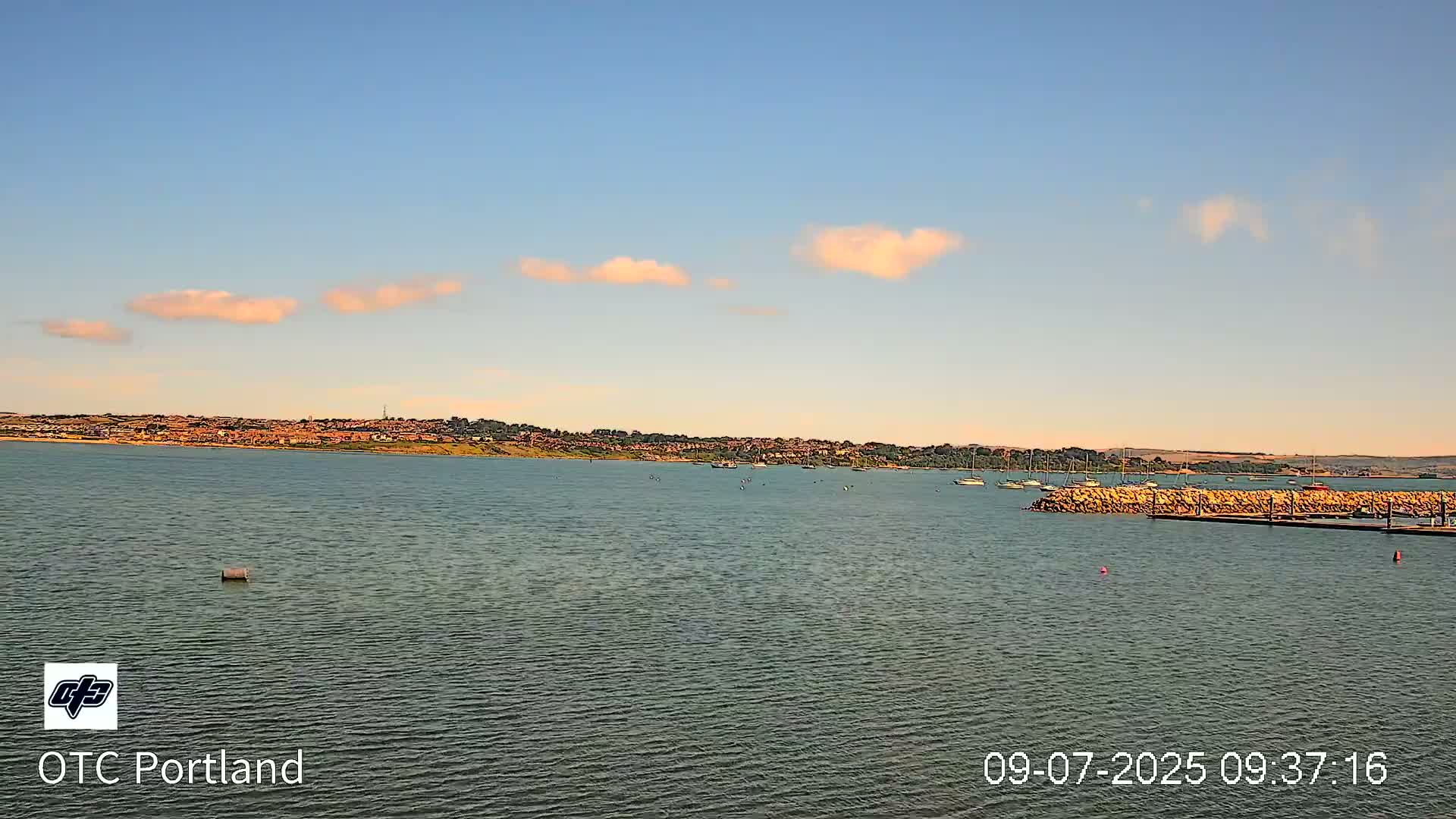 Portland Island Harbour & Weymouth City Live Cam - Portland, Dorset, Sout West, England, United Kingdom