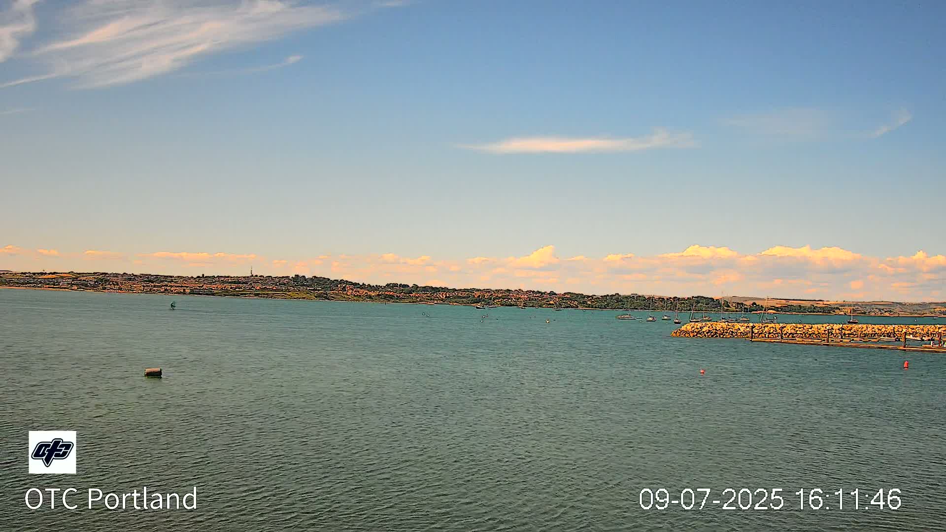 Portland Island Harbour & Weymouth City Live Cam - Portland, Dorset, Sout West, England, United Kingdom