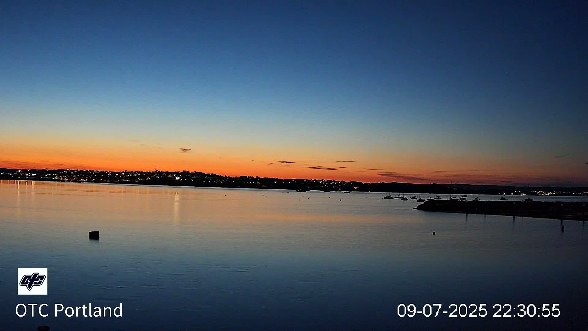 Portland Island Harbour & Weymouth City Live Cam - Portland, Dorset, Sout West, England, United Kingdom