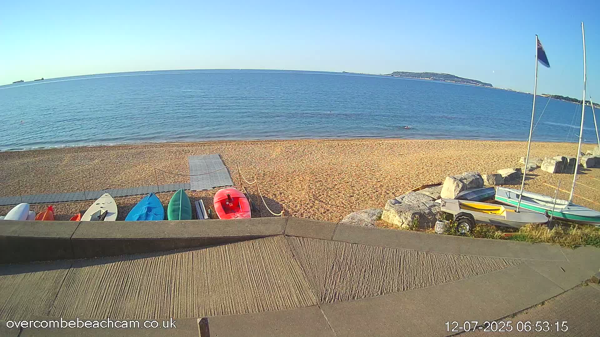 Portland Island Harbour & Weymouth City Live Cam - Portland, Dorset, Sout West, England, United Kingdom