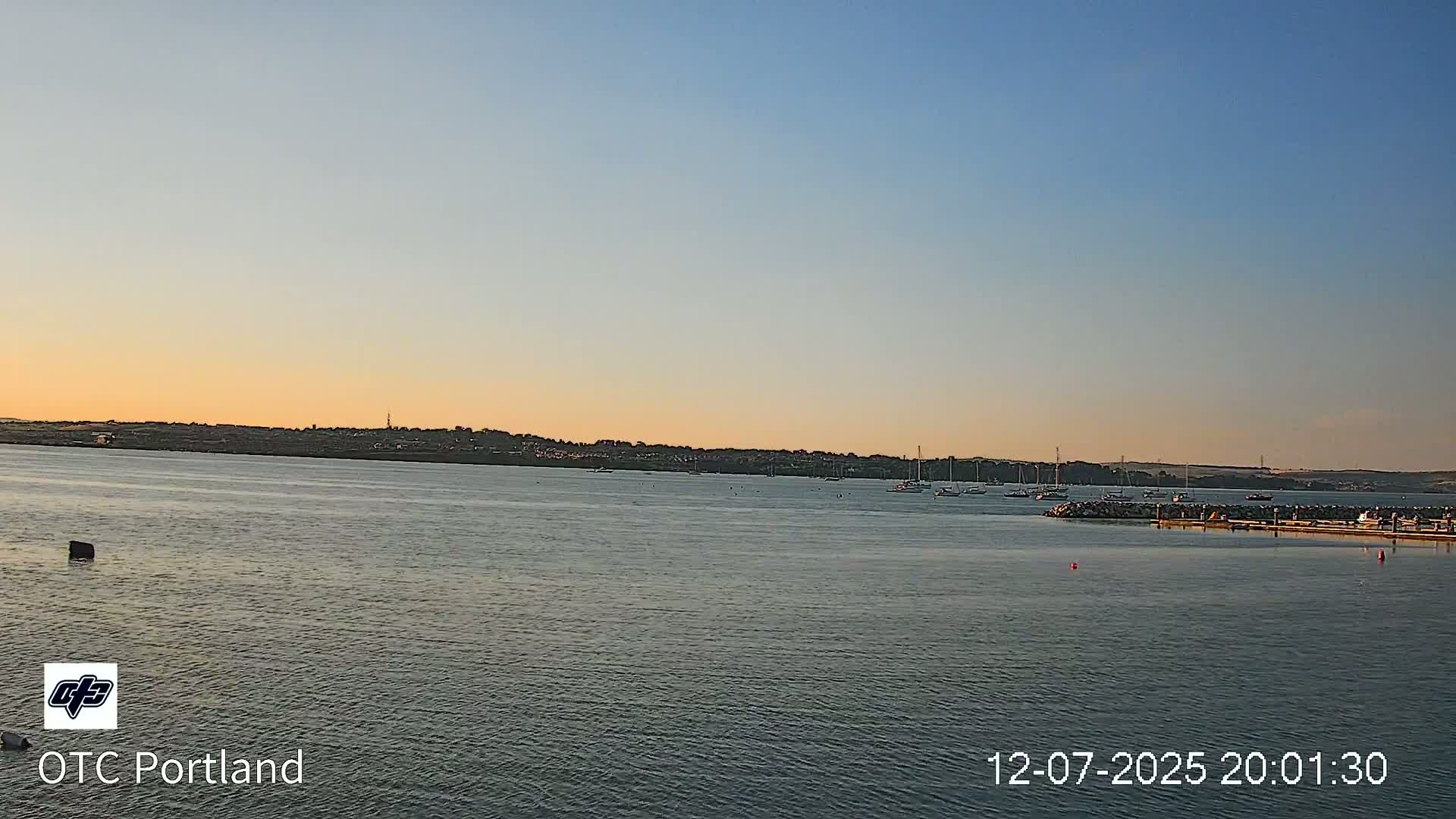 Portland Island Harbour & Weymouth City Live Cam - Portland, Dorset, Sout West, England, United Kingdom