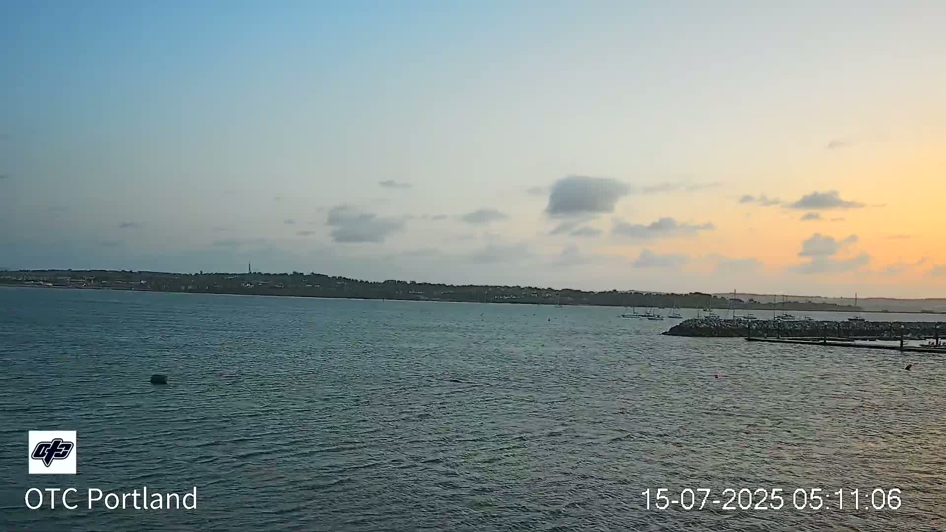 Portland Island Harbour & Weymouth City Live Cam - Portland, Dorset, Sout West, England, United Kingdom