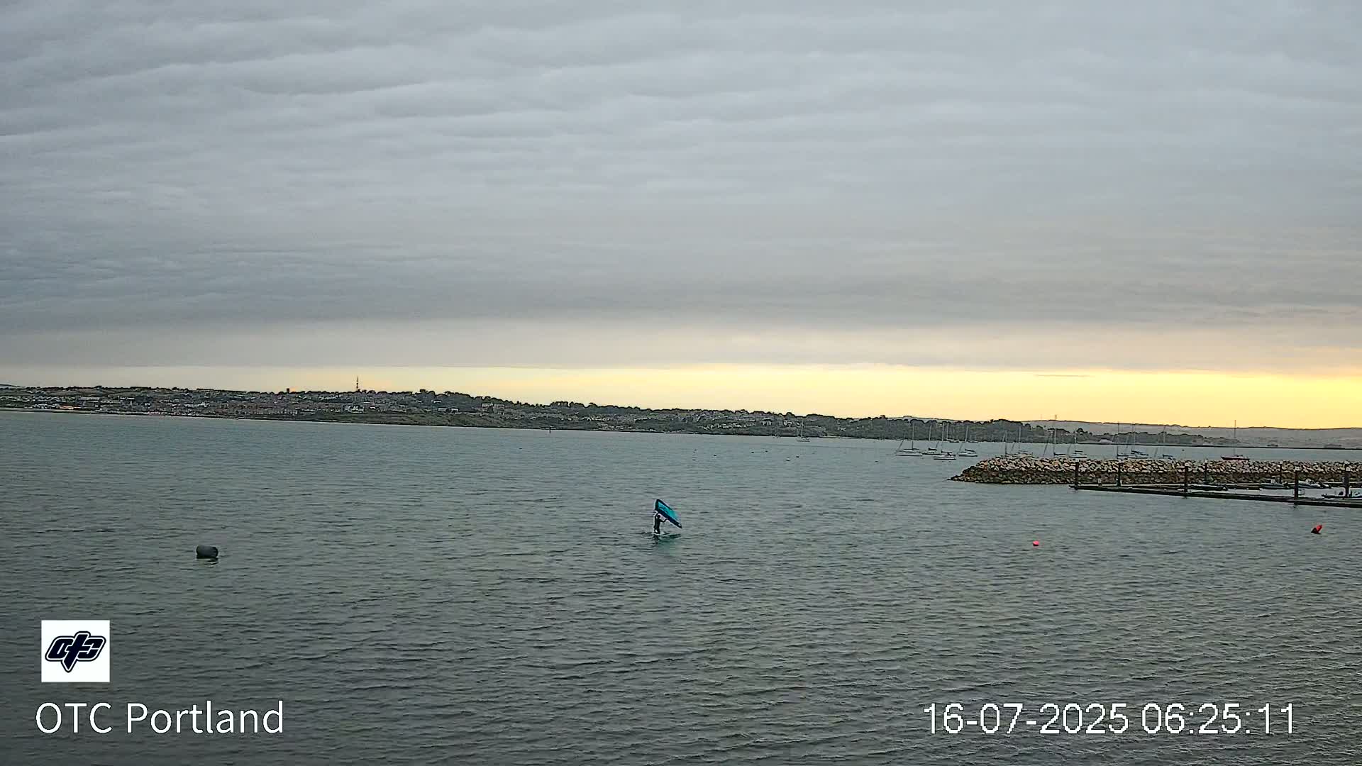 Portland Island Harbour & Weymouth City Live Cam - Portland, Dorset, Sout West, England, United Kingdom