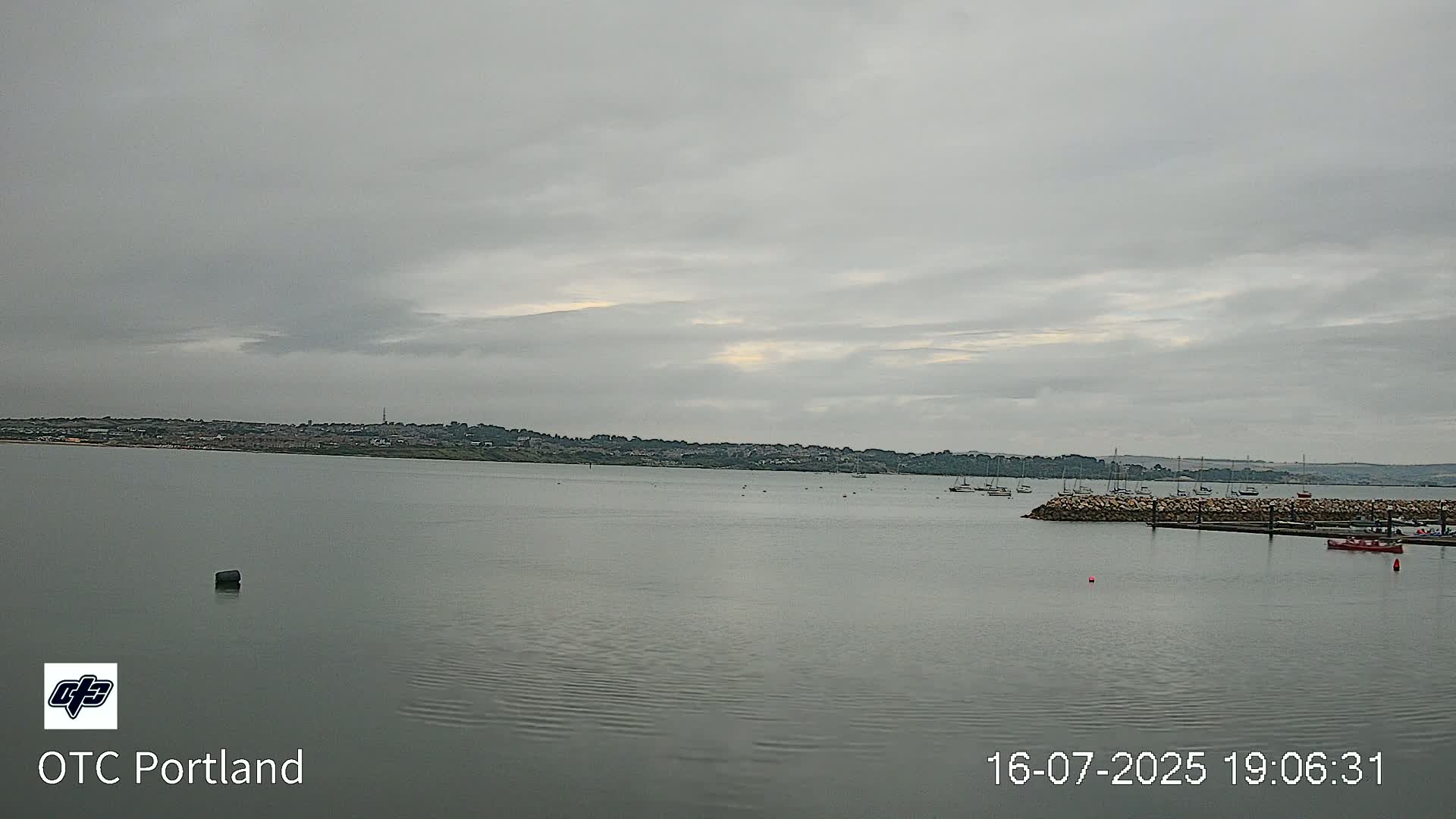 Portland Island Harbour & Weymouth City Live Cam - Portland, Dorset, Sout West, England, United Kingdom