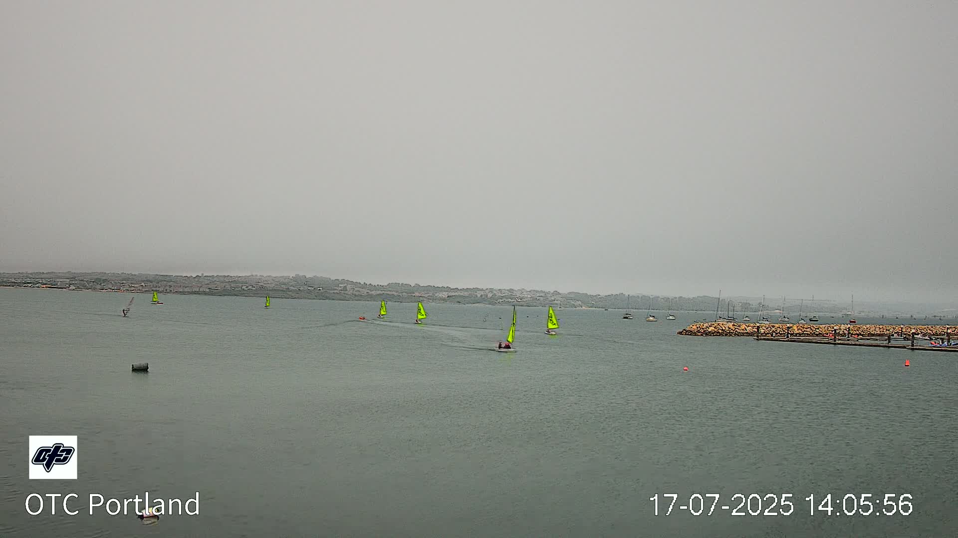 Portland Island Harbour & Weymouth City Live Cam - Portland, Dorset, Sout West, England, United Kingdom