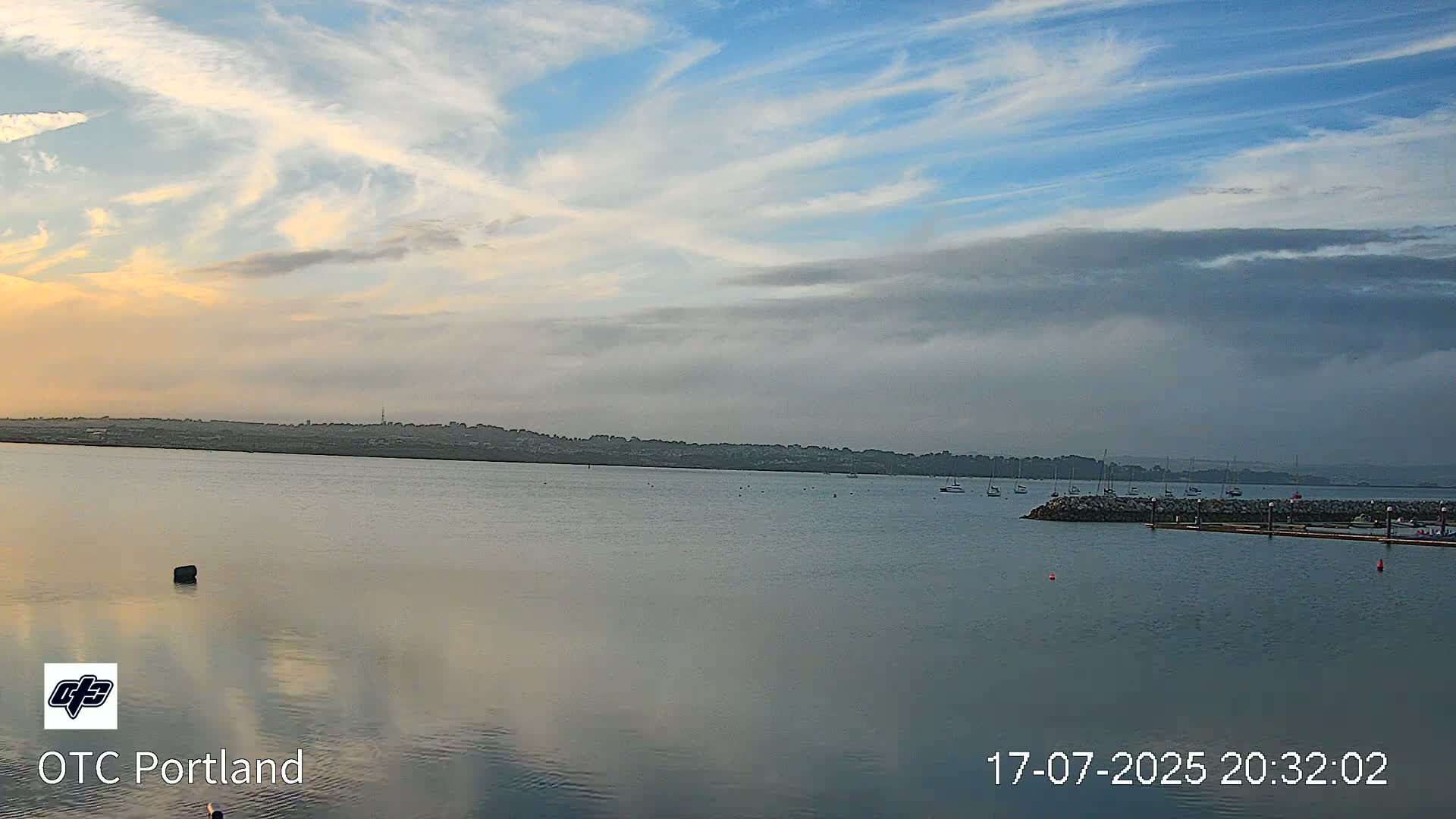 Portland Island Harbour & Weymouth City Live Cam - Portland, Dorset, Sout West, England, United Kingdom