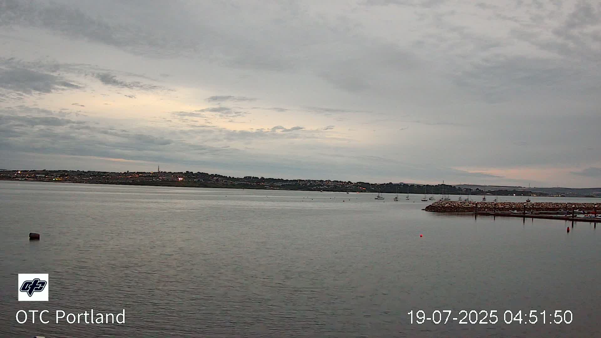 Portland Island Harbour & Weymouth City Live Cam - Portland, Dorset, Sout West, England, United Kingdom