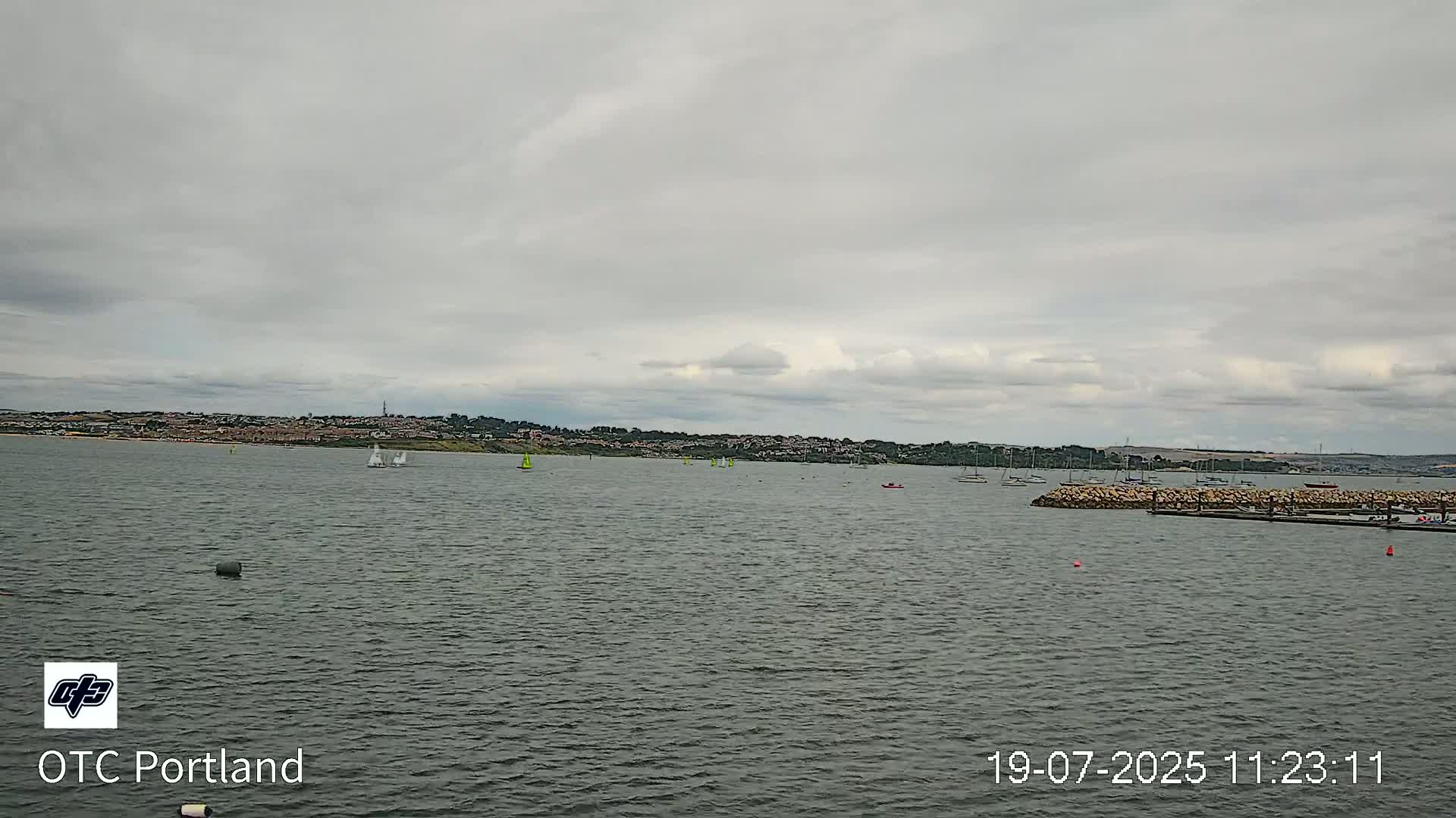 Portland Island Harbour & Weymouth City Live Cam - Portland, Dorset, Sout West, England, United Kingdom