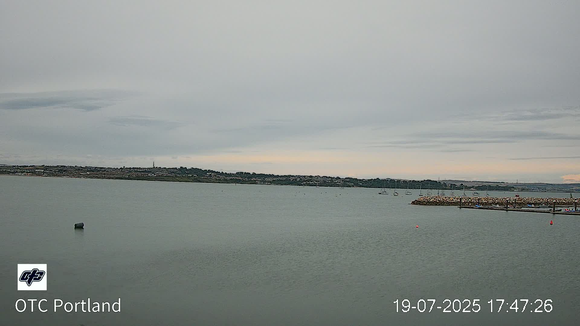 Portland Island Harbour & Weymouth City Live Cam - Portland, Dorset, Sout West, England, United Kingdom