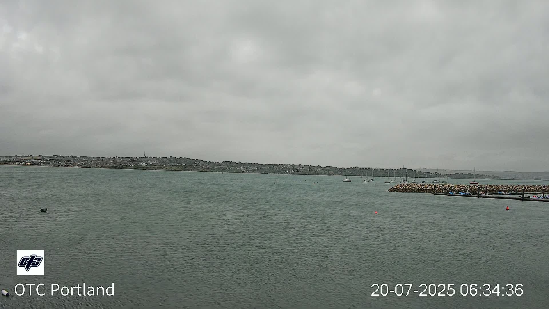 Portland Island Harbour & Weymouth City Live Cam - Portland, Dorset, Sout West, England, United Kingdom